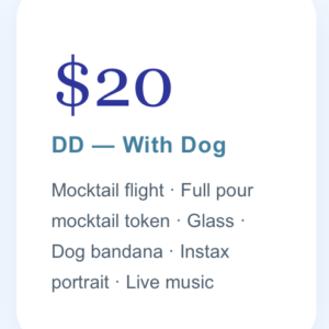 Wags & Wine DD Ticket — With Dog